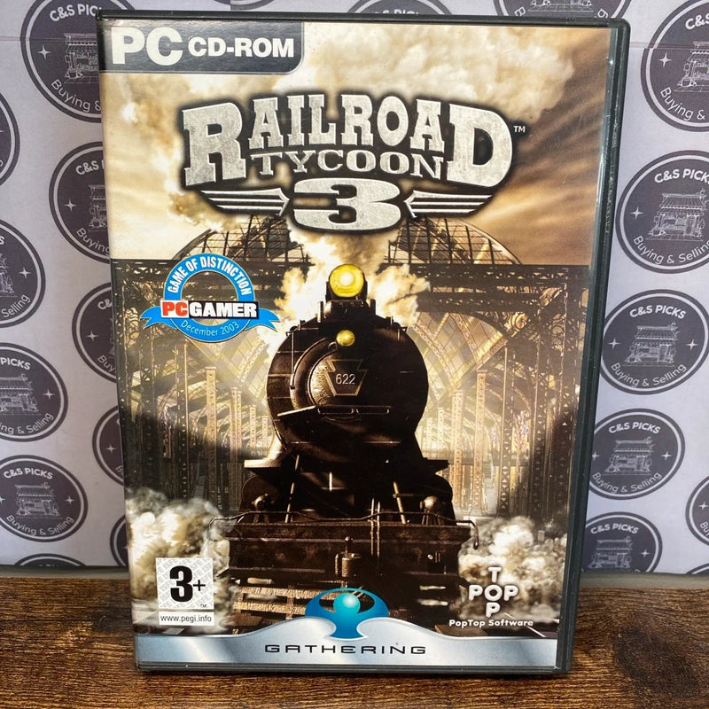 Railroad Tycoon 3 (PC CD) Box Version With Inserts / Manual 2 disk
