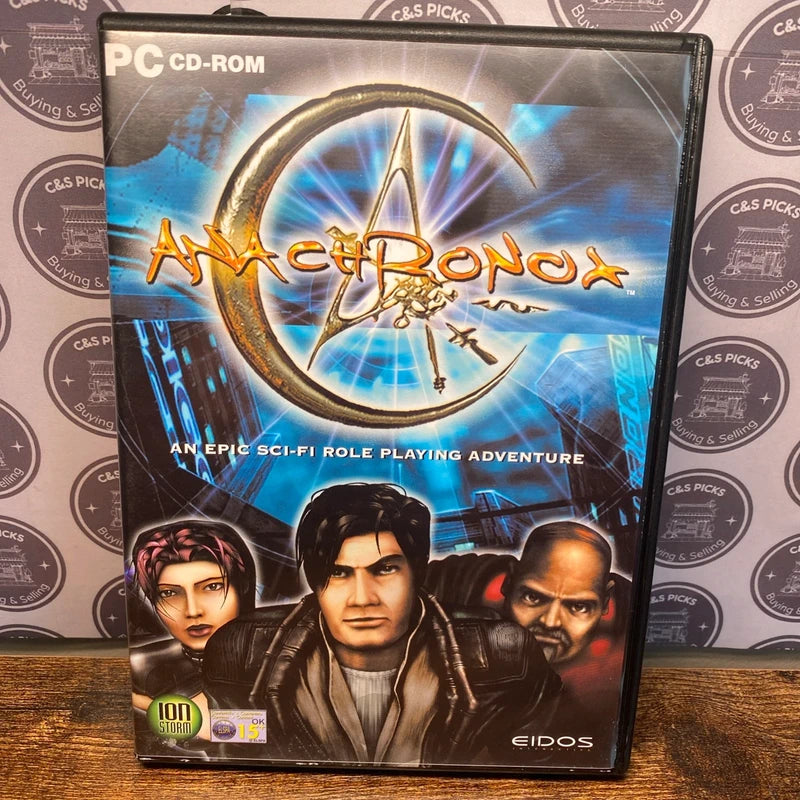 Anachronox PC CD Game RPG 2 disc epic si-fi adventure manual / inserts
