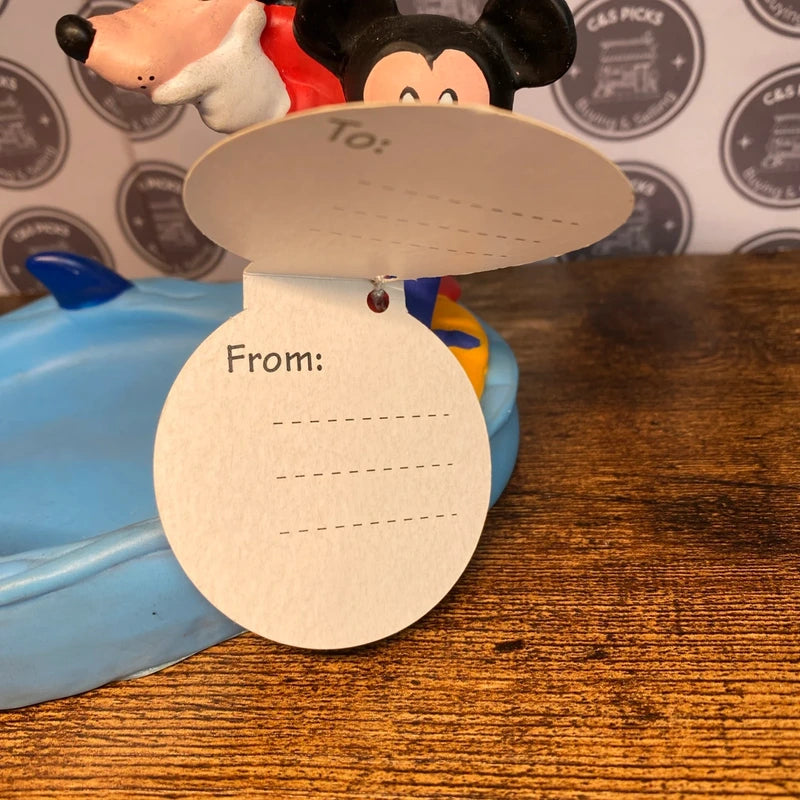 Disney Vintage 1970s Soap Dish Mickey Mouse & Goofy Grosvenor Good Condition
