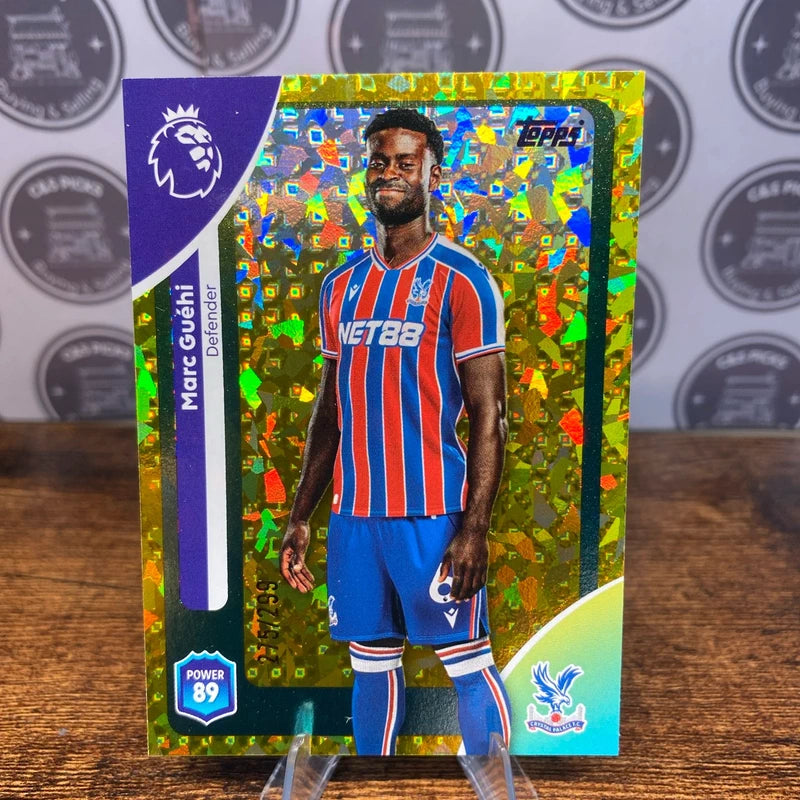 Topps Premier League 2026 Marc Guehi Crystal Palace #114 Yellow Parallel 275/299