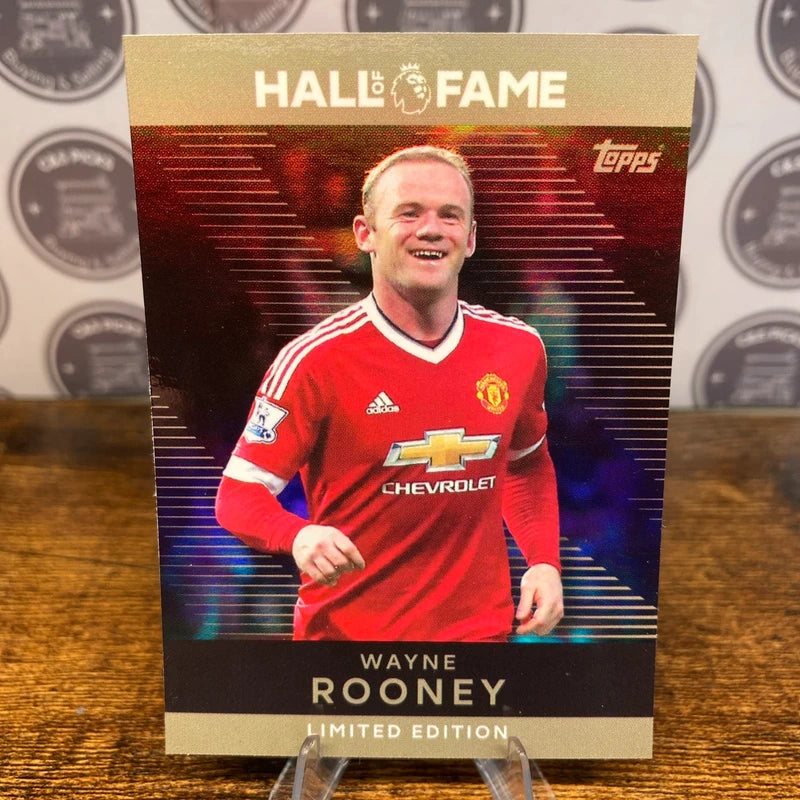 Topps 2026 Premier League Wayne Rooney Manchester United Hall of Fame Card
