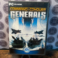 Command & Conquer: Generals (PC CD) strategy game 2 disc with manual