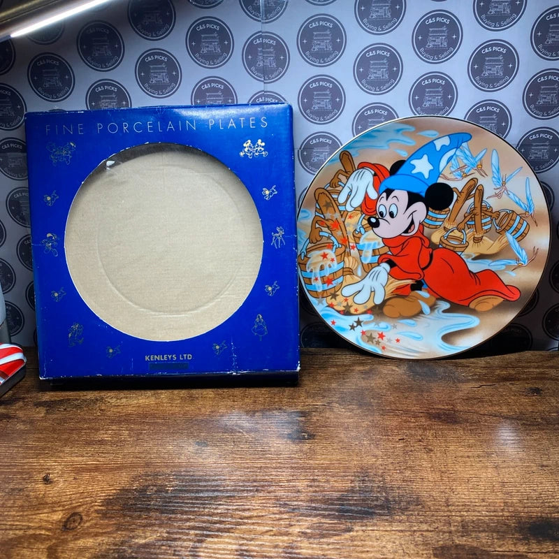 Vintage Disney Collectable Ceramic Cartoon Classic Fantasia 1940 In Box Rare