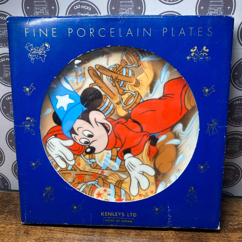 Vintage Disney Collectable Ceramic Cartoon Classic Fantasia 1940 In Box Rare