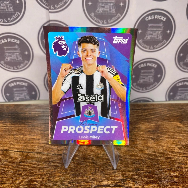 Topps Premier League stickers 2026 - Lewis Miley Newcastle - No.419