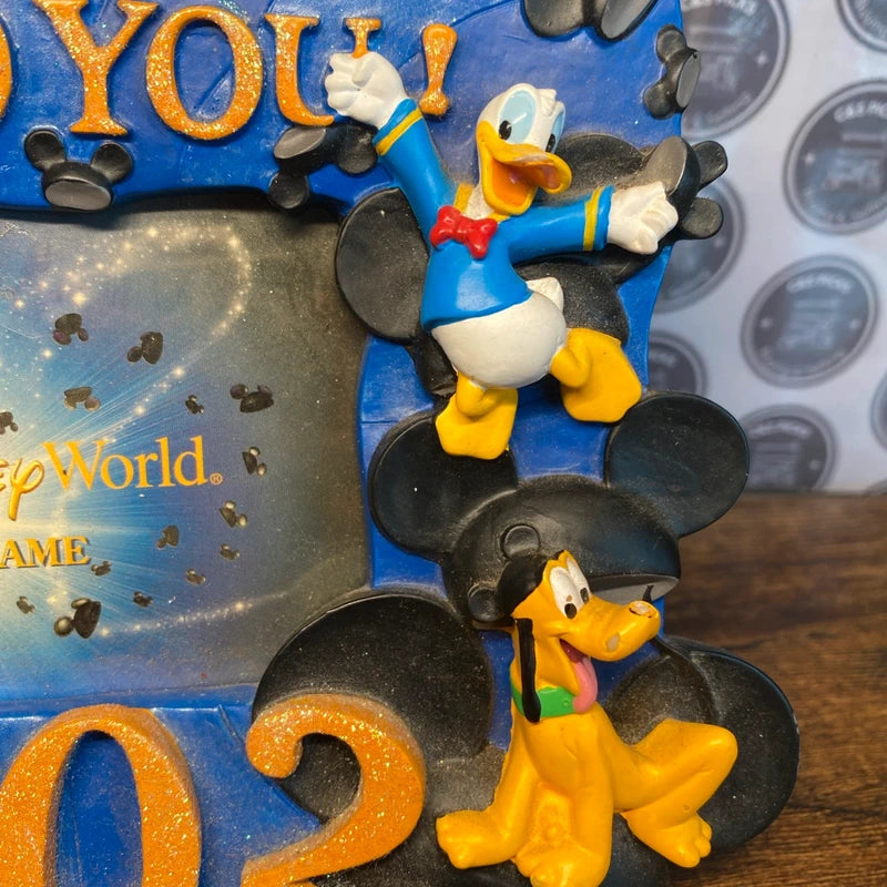 02’ Walt Disney World Ears to You 3D Resin Photo Frame Mickey Mouse Goofy Donald