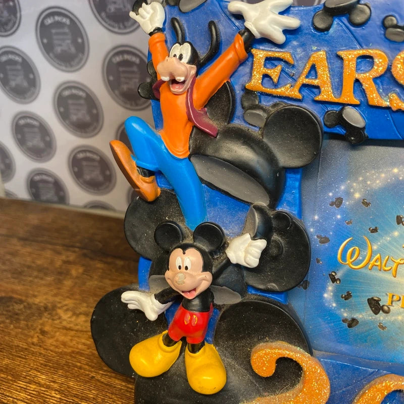 02’ Walt Disney World Ears to You 3D Resin Photo Frame Mickey Mouse Goofy Donald