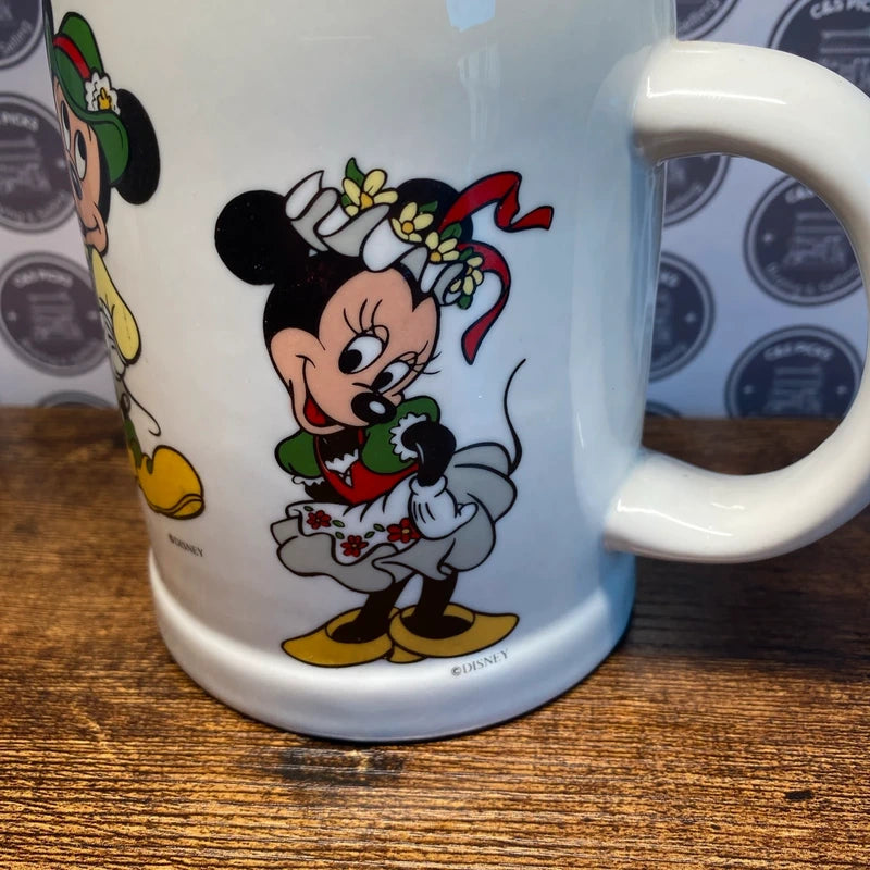 Vintage Disney Mickey Mouse Reutter W. Germany porcelain beer stein coffee mug Collectible