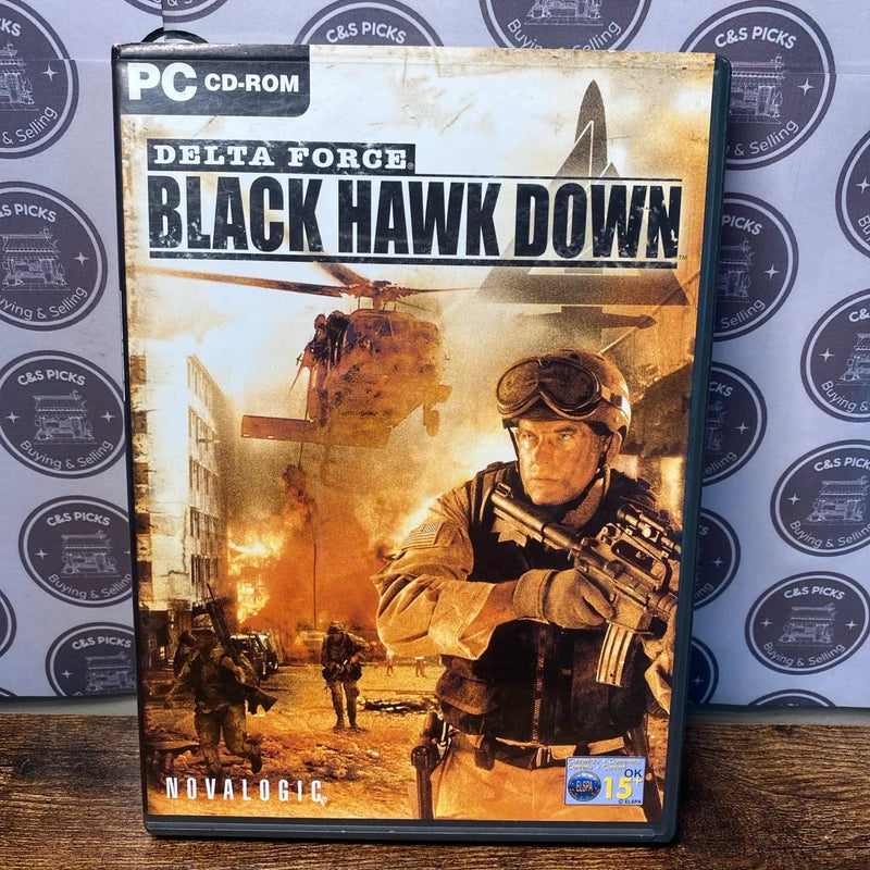 Delta Force Black Hawk Down PC CD Game Windows Combat Simulation FPS game