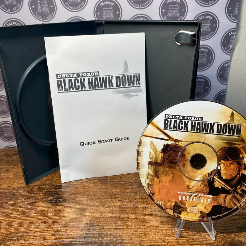Delta Force Black Hawk Down PC CD Game Windows Combat Simulation FPS game