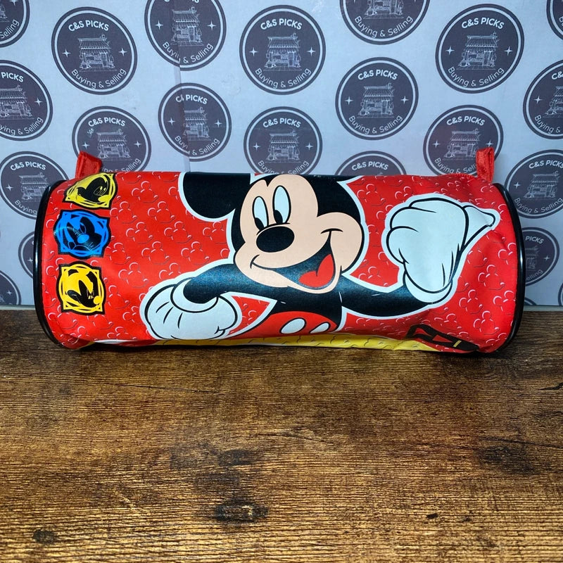 Vintage 90’s Disney Mickey Mouse & Donald Duck Pencil Case Makeup Bag Retro