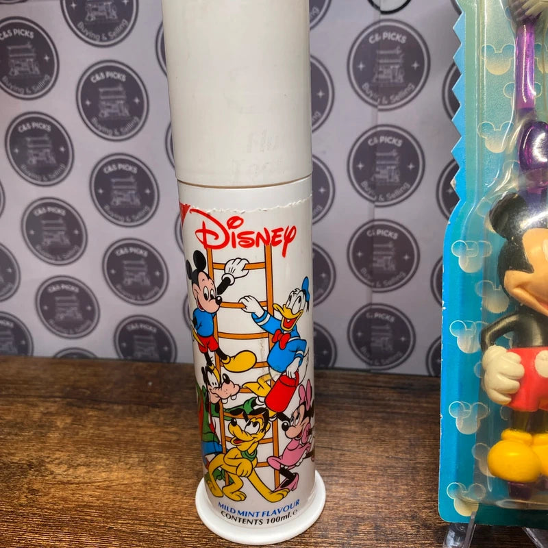 Vintage Disney Mickey Mouse Toothbrush & Oral B Toothpaste Collectible Dentist
