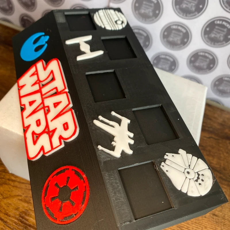 Funko Bitty Pop Star Wars Mandalorian Collectible Figures + Custom Display Stand