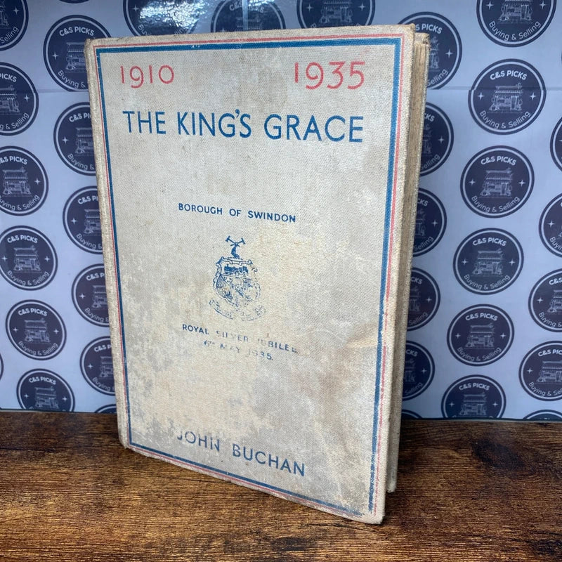 Vintage 1930’s Book - The Kings Grace, John Buchan - 1935 Hardback Home Decor