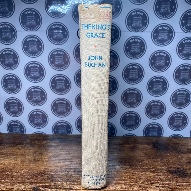 Vintage 1930’s Book - The Kings Grace, John Buchan - 1935 Hardback Home Decor