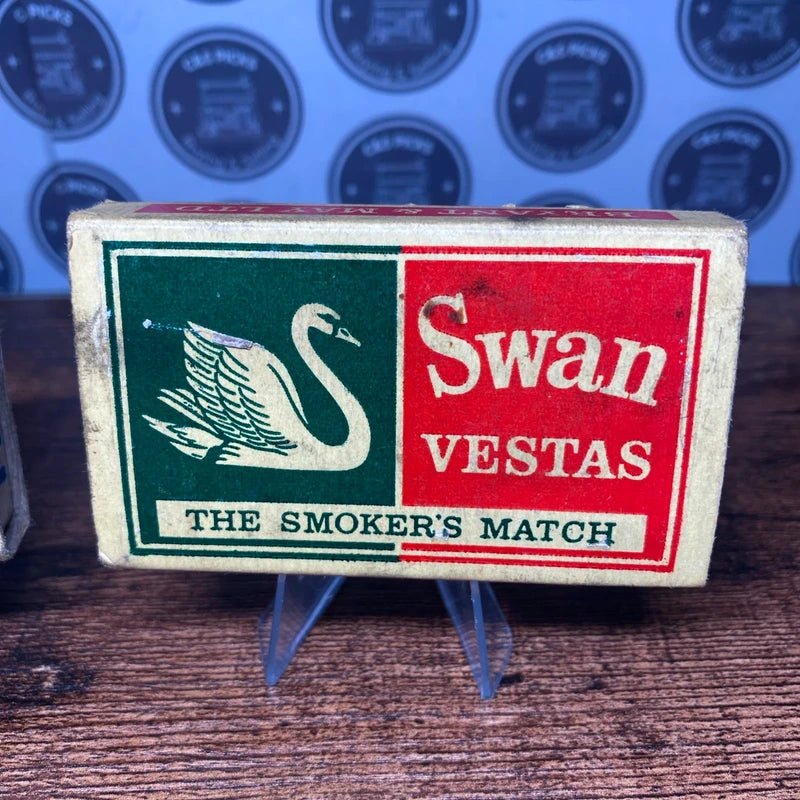 Vintage bundle Collectible Swan Vestas Match Box with cards British trees rare