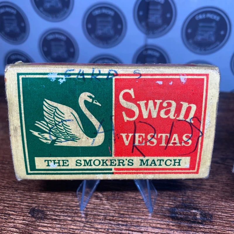 Vintage bundle Collectible Swan Vestas Match Box with cards British trees rare