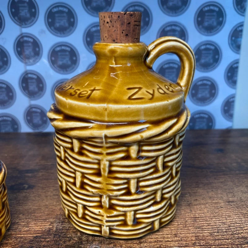 Vintage Devon Pottery Zummerset Zyder Cider Flagon Bundle X3 Man Cave Home Bar