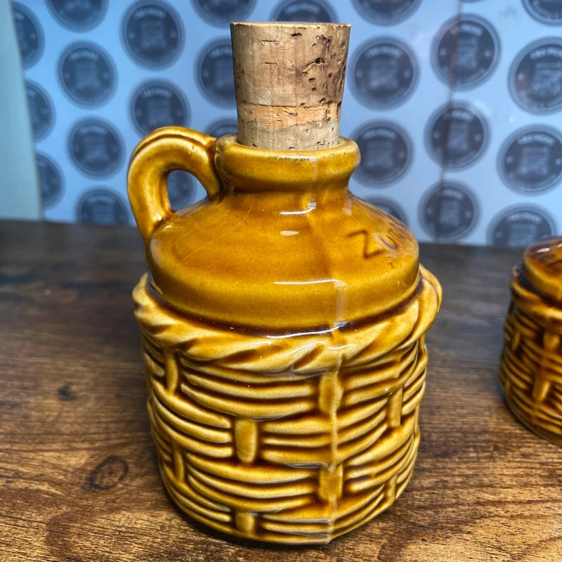 Vintage Devon Pottery Zummerset Zyder Cider Flagon Bundle X3 Man Cave Home Bar