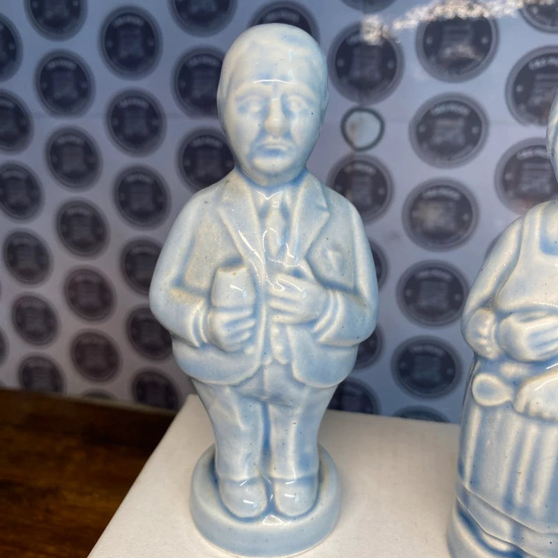 Vintage Double Sided Novelty Ceramic Salt and Pepper Shakers Home Decor Retro UK