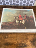 Vintage Art Print Battle Of Dettingen Reproduced From National Army Museum