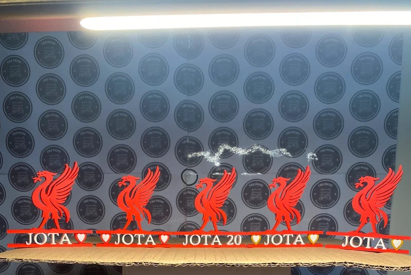 Diogo Jota Liverpool FC Custom Liver Bird LFC Statue Ornament