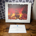 Disney Pirates Of The Caribbean Lithograph Print Ship COA Limited Edition Embossed