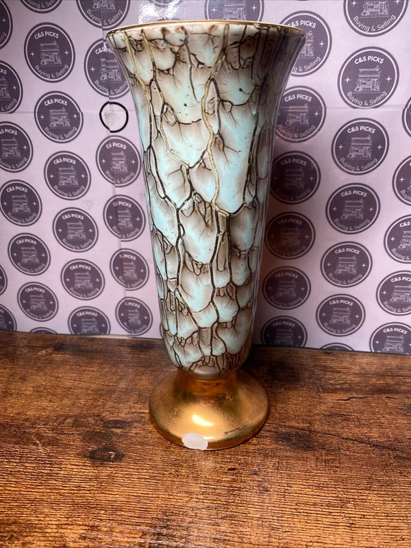 Vintage Hand-Painted Swan Planter Vase Portugal Ceramic Pottery Home Decor