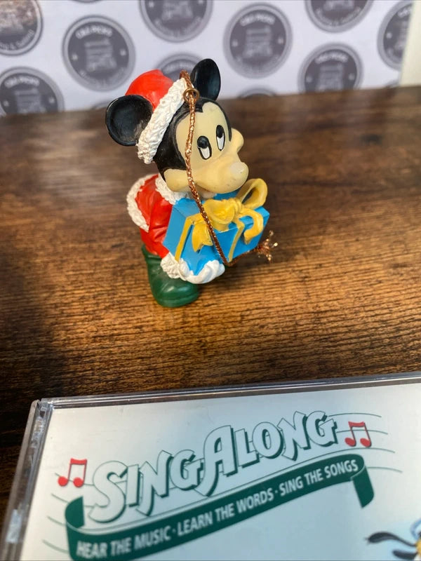 Vintage Walt Disney Christmas Plate , Christmas Ornament & Singalong Tape Bundle