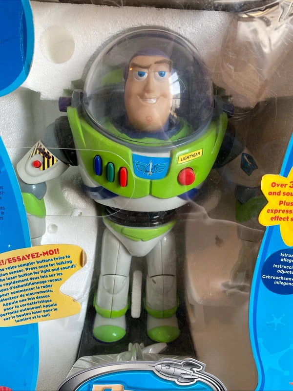 Buzz Lightyear Toy Story 2 Thinkway Ultimate Talking Room Guard Vintage Toy Rare