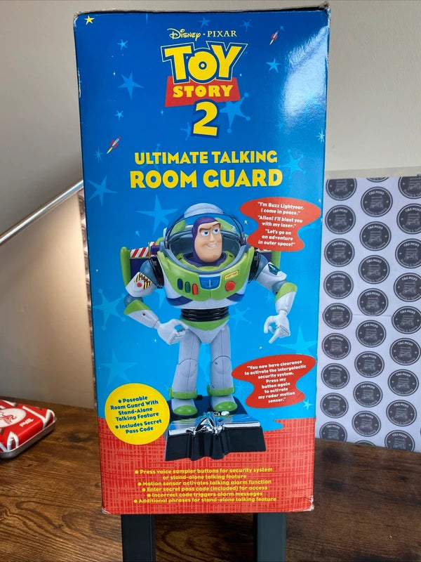 Buzz Lightyear Toy Story 2 Thinkway Ultimate Talking Room Guard Vintage Toy Rare