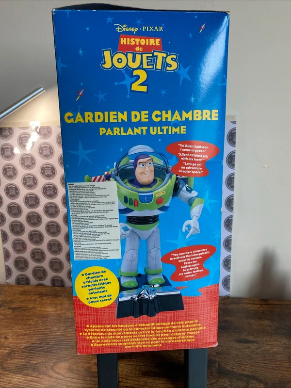 Buzz Lightyear Toy Story 2 Thinkway Ultimate Talking Room Guard Vintage Toy Rare