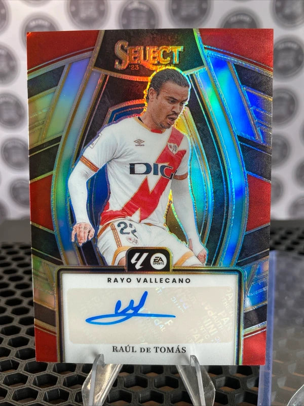 2023-24 Panini Select La Liga Raul de Tomas Select Auto Signatures #SE-RDT Rayo