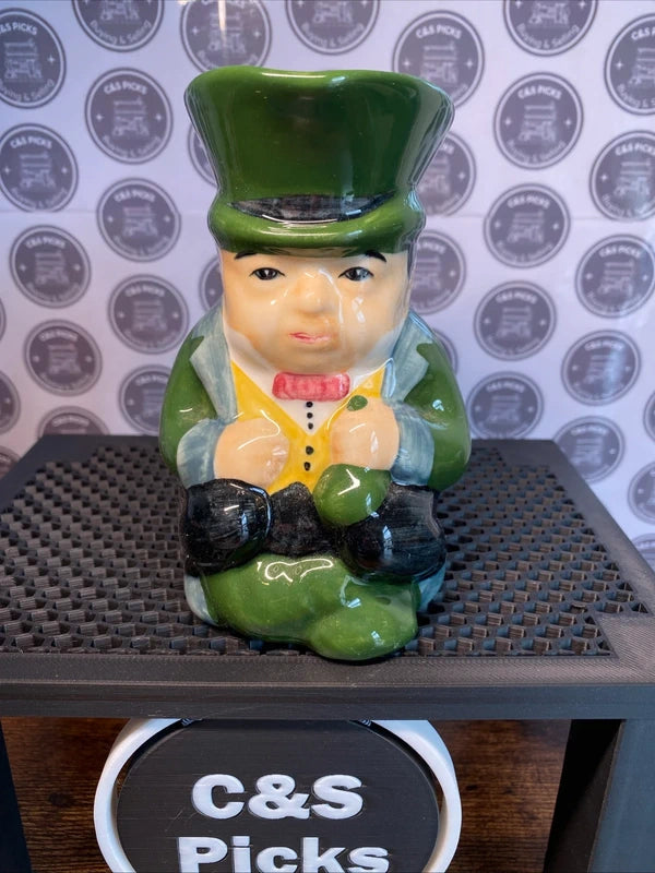 Vintage Roy Kirkham Rich Man Character Jug Bar Memorabilia Mancave Decor