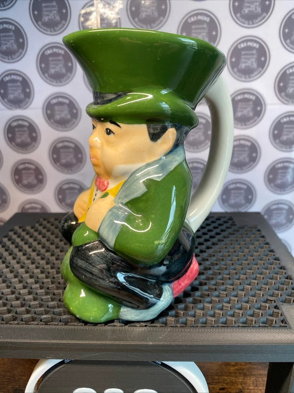 Vintage Roy Kirkham Rich Man Character Jug Bar Memorabilia Mancave Decor