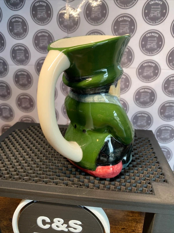 Vintage Roy Kirkham Rich Man Character Jug Bar Memorabilia Mancave Decor