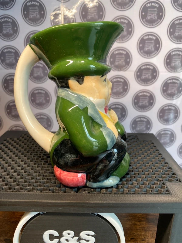 Vintage Roy Kirkham Rich Man Character Jug Bar Memorabilia Mancave Decor