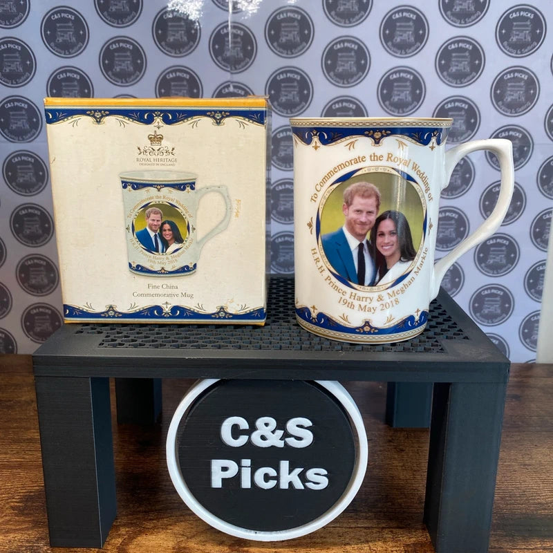 Royal Heritage China Wedding Mug Prince Harry and Meghan Markle 2018 Princess