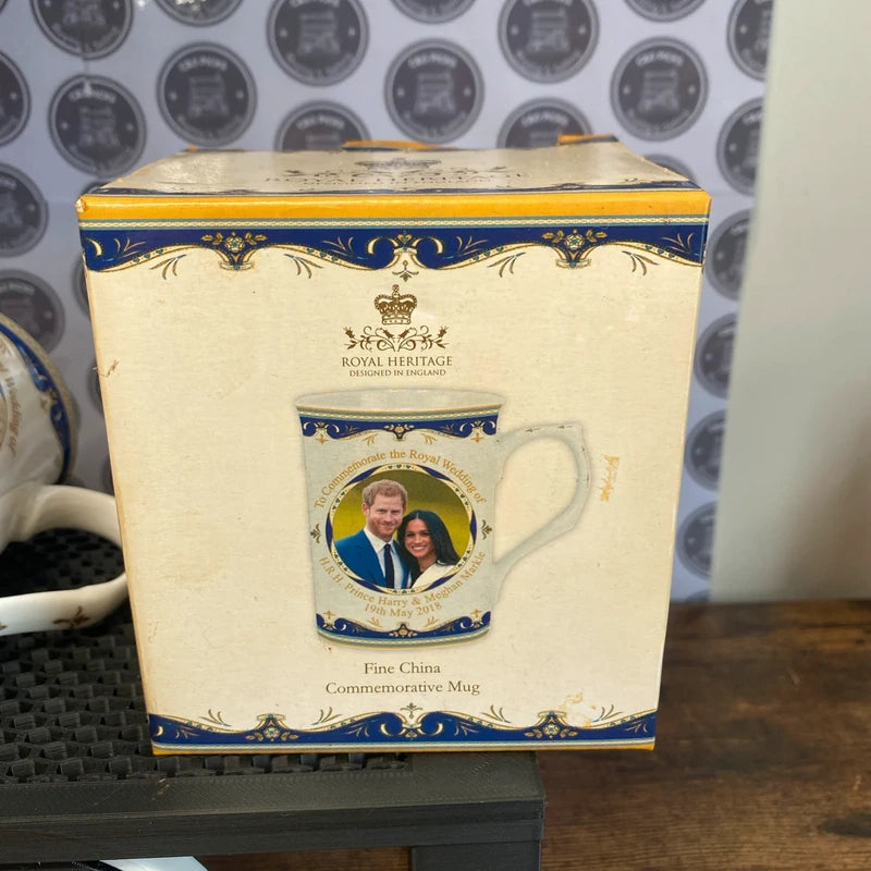 Royal Heritage China Wedding Mug Prince Harry and Meghan Markle 2018 Princess