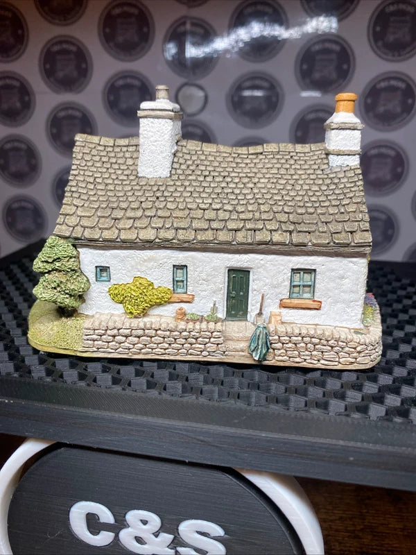 Vintage Lillput Lane Rose Cottage Miniature Ornament Collectable 1991 Decor Rare