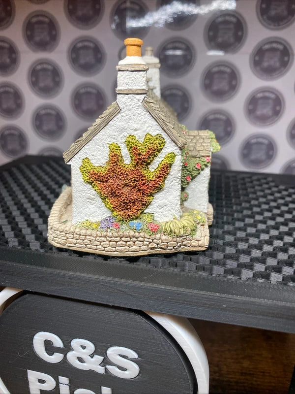 Vintage Lillput Lane Rose Cottage Miniature Ornament Collectable 1991 Decor Rare