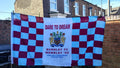 Burnley 5ft x 3ft retro 2009 championship playoff final flag - dare to dream - collectors