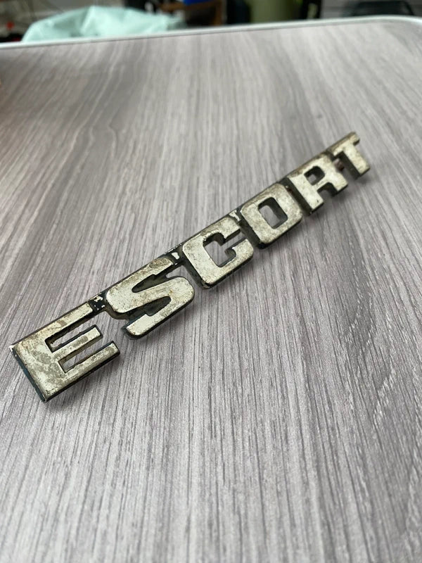 Ford Escort Rear Trunk badge emblem