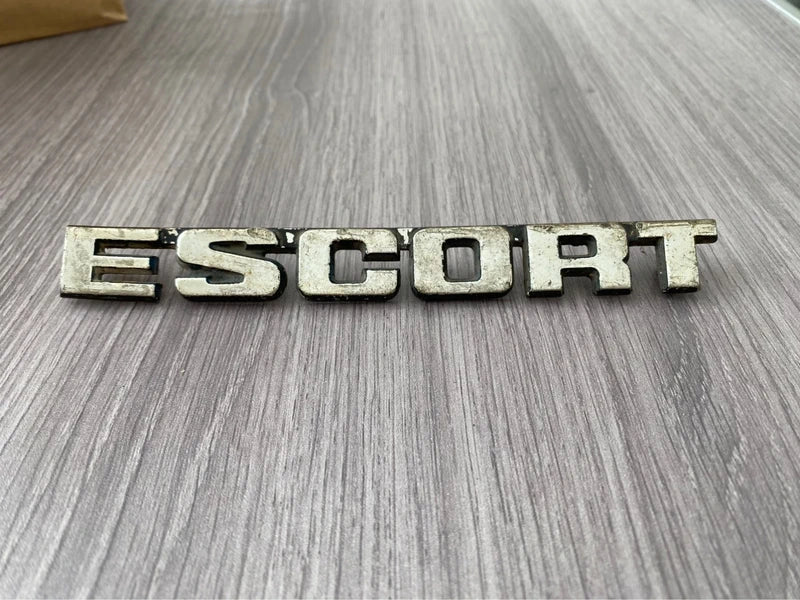 Ford Escort Rear Trunk badge emblem