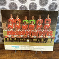 Vintage Manchester United Memorabilia 1973/74 Football Magazine Team Photo Rare