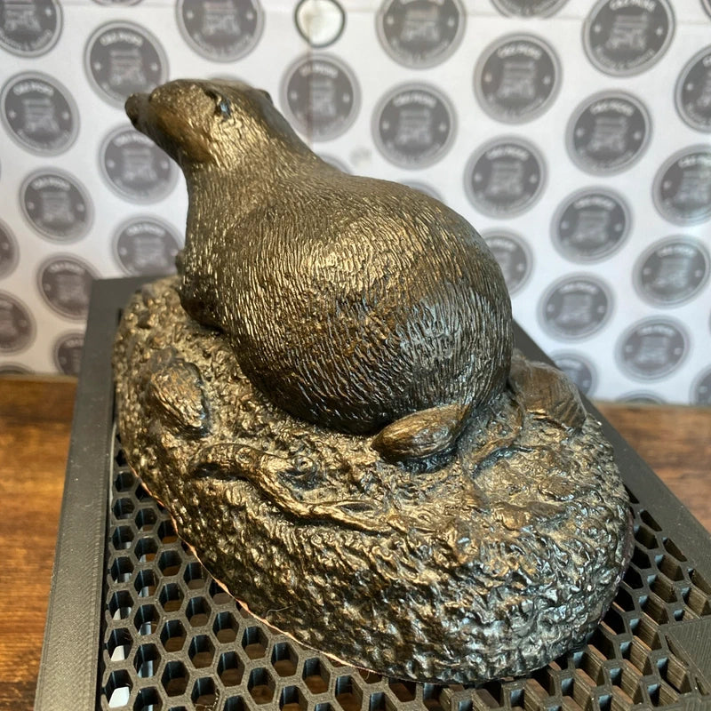 Vintage Stonecraft Otter Figurine Sculpture Stoneware Ornament Home Decor Animal