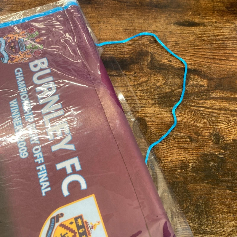 Burnley FC Championship PlayOff Final 2009 Winner Pennant Football Decor Mancave