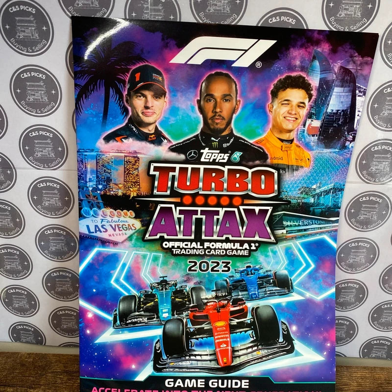 Topps Turbo Attax Formula 1 2023 Bundle Job Lot 120 Cards Game Guide Jumbo Cards