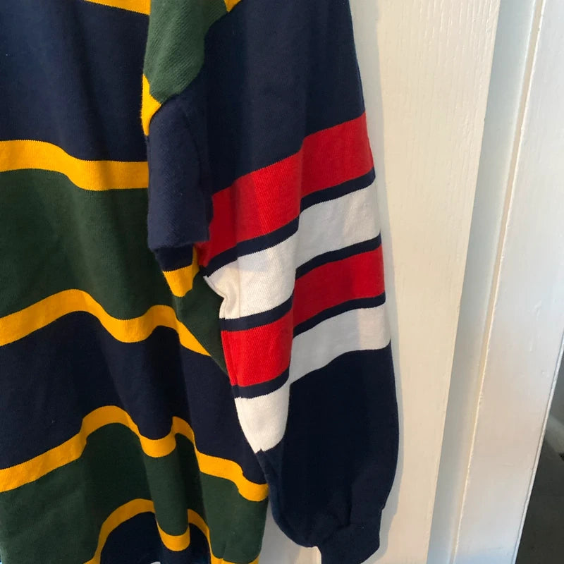 Vintage Australia Rugby Union Style Jersey Polo Shirt Top Men's Size Large L