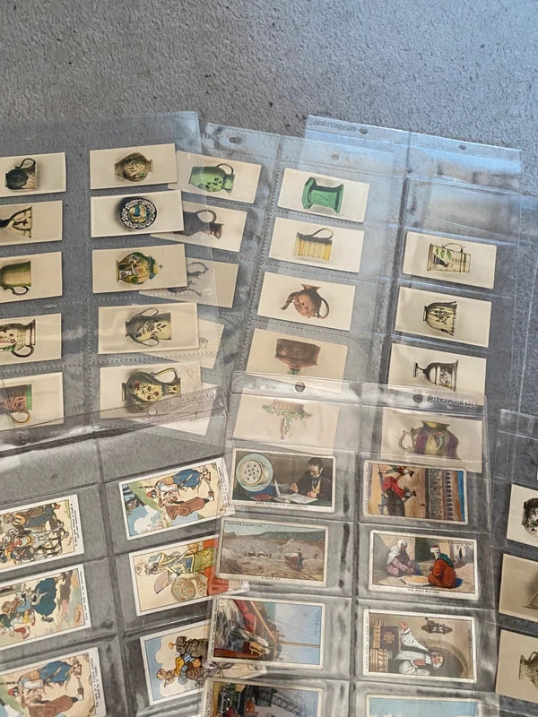 Big Vintage Bundle Joblot of Cigarette & Tetley Tea Cards In Binder Bar Mancave